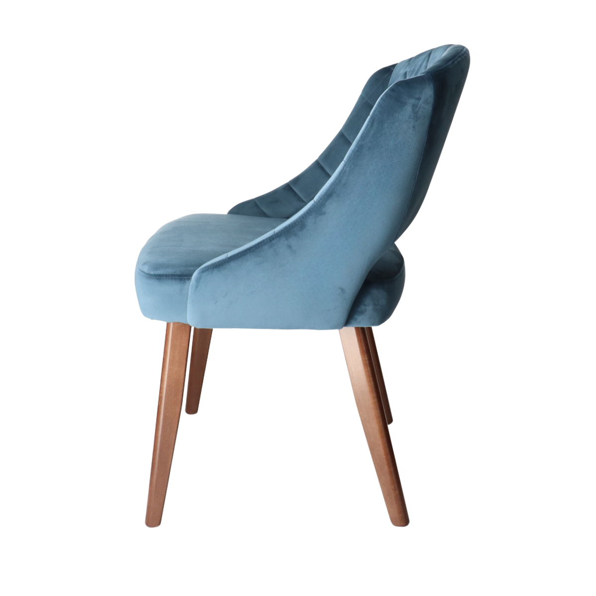 DN AMANDA  Blue classic Upholstered indoor bar stool